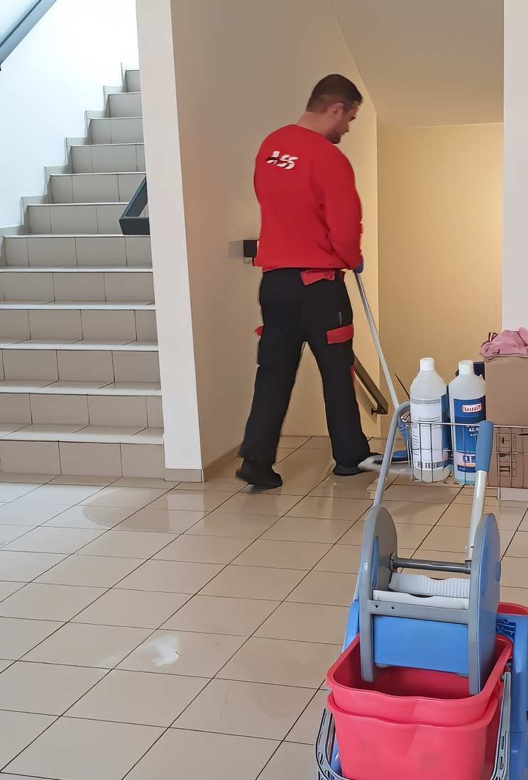 Stiegenhaus-reinigen