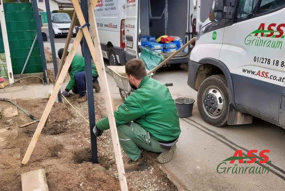 Gartenzaun Steher fixieren Gartenzaun Steher montieren