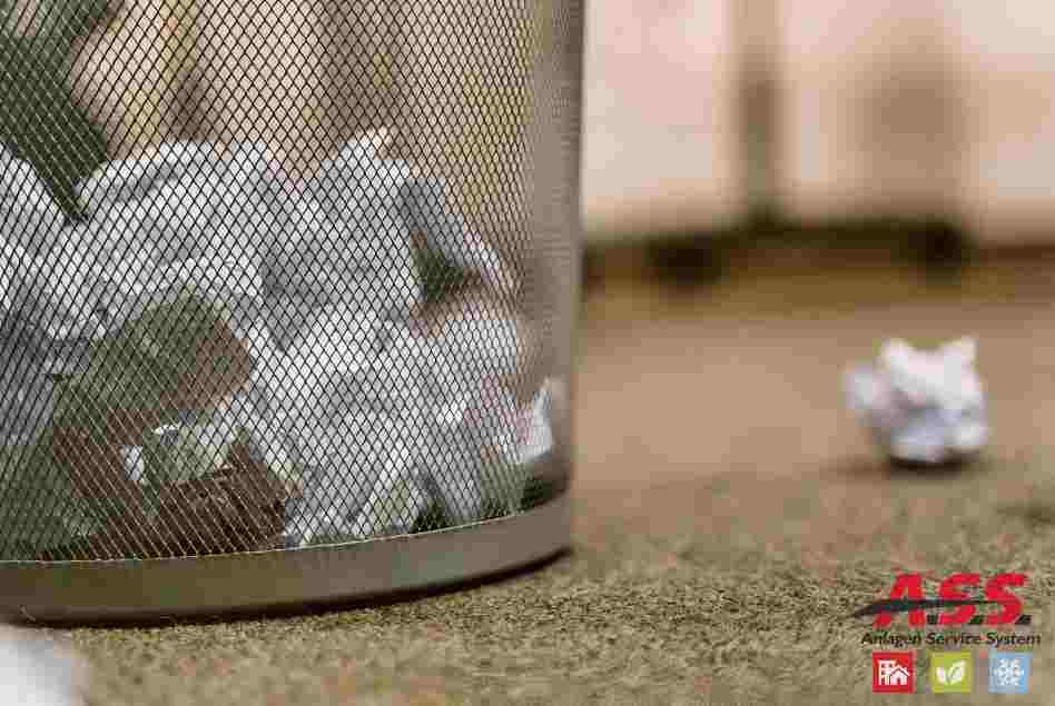 Abfall-Kübel-Büro Abfallkorb-Büroreinigung-ausleeren